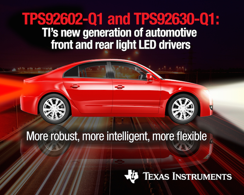 TI introduces next-gen automotive LED drivers
